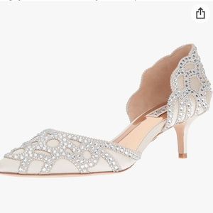 Badgley Mischka Brand Ginny Pointed Toe D'Orsay Evening Shoe